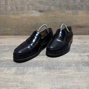 SAS Black Leather Penny Loafers Men's Size 10